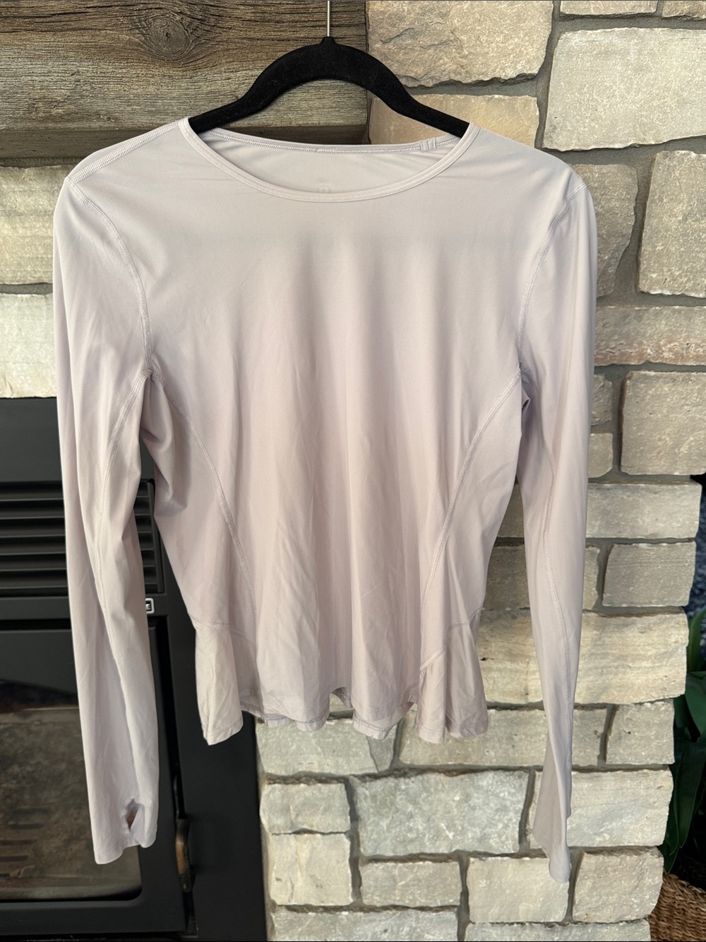 lululemon athletica Pale Lavender Long-Sleeve Performance Top